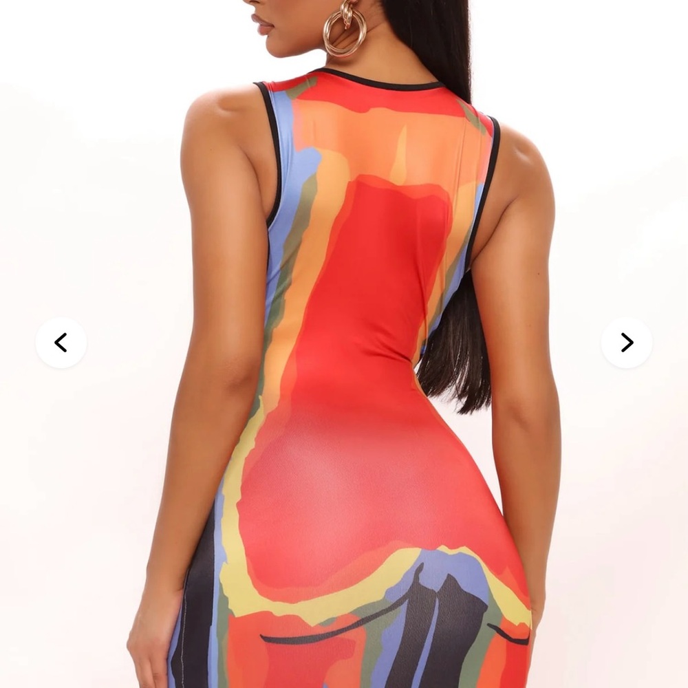 Everybody Multi Color Mini Dress - Picture 4 of 5